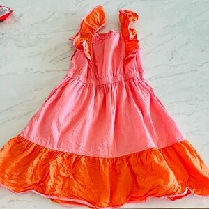Bisby Kids Orange/Pink Dress